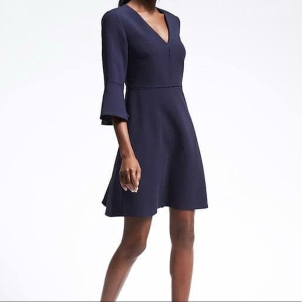Dark Navy Banana Republic Shift Dress